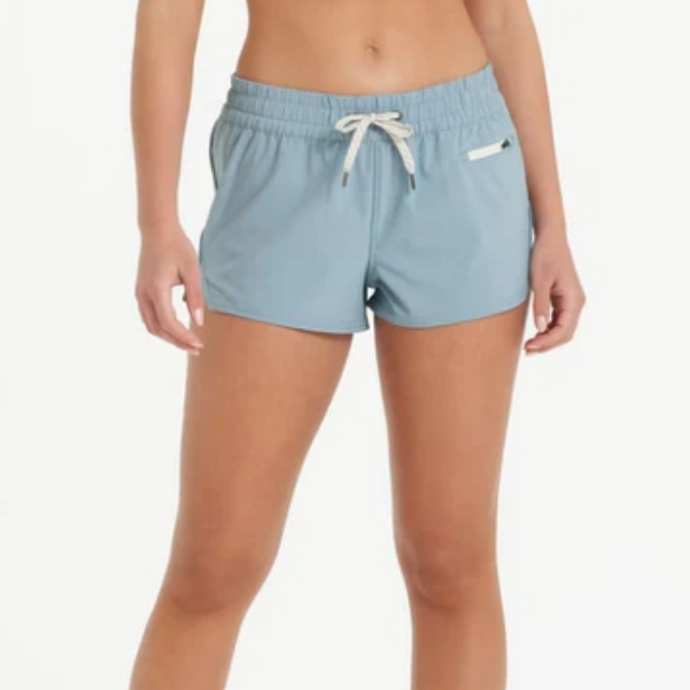 Vuori Women's Light Blue Athletic Shorts